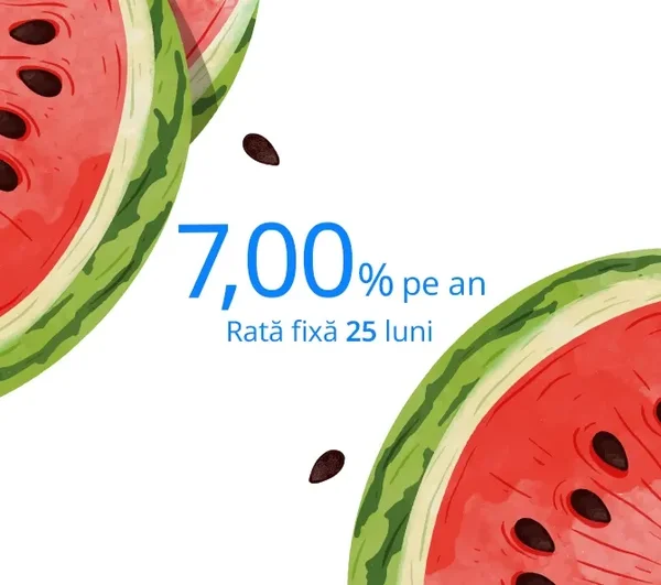 Depozit Harbuz - 7,00% pe an pentru un termen de 25 de luni