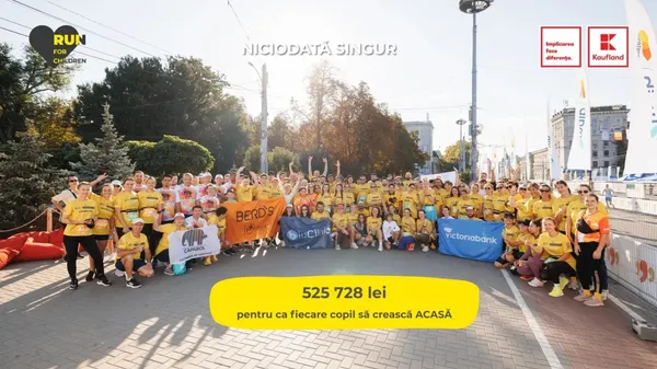 Alergătorii Victoriabank au transformat pașii în speranță la Chișinău Marathon 2025