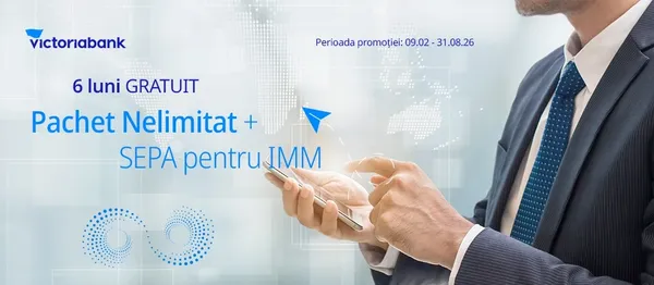🤾Prinde oferta Pachet Nelimitat + SEPA pentru IMM
