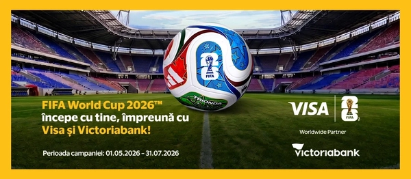 Victoriabank și Visa lansează cardul Visa Salut – ediție specială FIFA World Cup 2026™