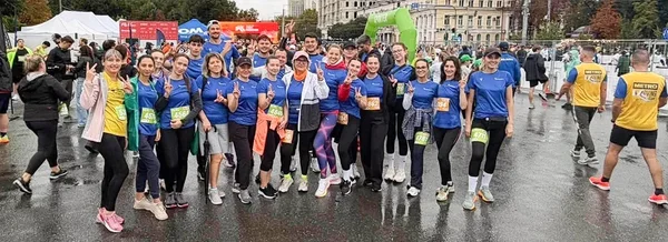 The Victoriabank team ran in the 2026 Chișinău Marathon