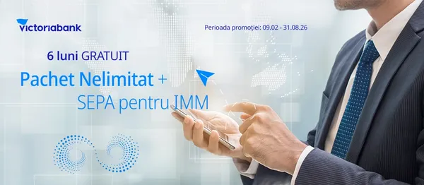 Victoriabank susține IMM-urile cu 6 luni de plăți SEPA gratuite