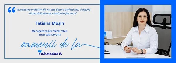 Oamenii de la Victoriabank, ExtraInterviu cu Tatiana Moșin