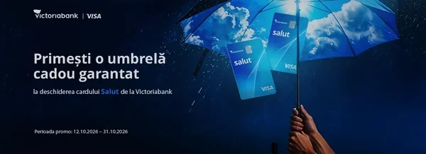 A revenit promoția cardului Salut cu umbrelă cadou