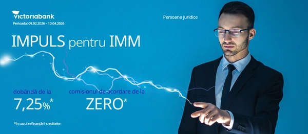 Impuls IMM de la Victoriabank: credite accesibile cu ZERO comision de acordare