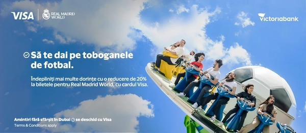 Experimentează lumea fotbalului la Real Madrid World cu o reducere suplimentară de 20% la bilete, folosind cardul Visa de la Victoriabank
