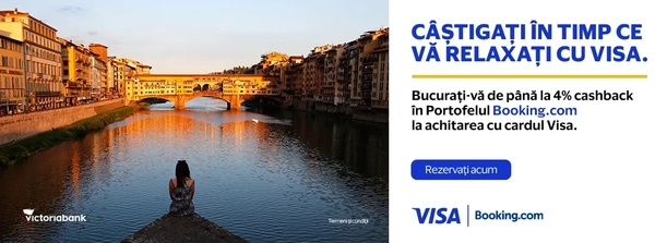 Câștigă în timp ce te relaxezi cu cardul Visa de la Victoriabank