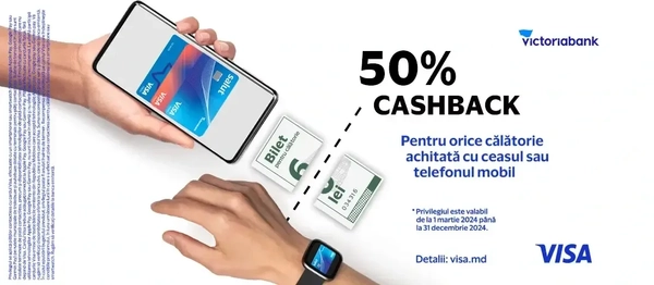 Achită cu card Visa în transportul public