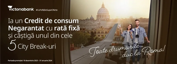 Câștigă un City Break la Roma