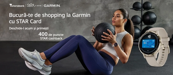 🎁 Primești 400 de lei bonus când deschizi un Star Card și achiți la Garmin Moldova!
