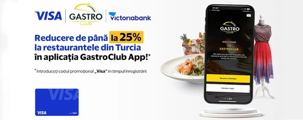 Reducere de până la 25% la restaurantele din Turcia în aplicația Gastro Club