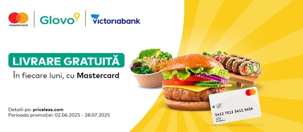 Începe săptămâna cu livrare gratuită de la Glovo!
