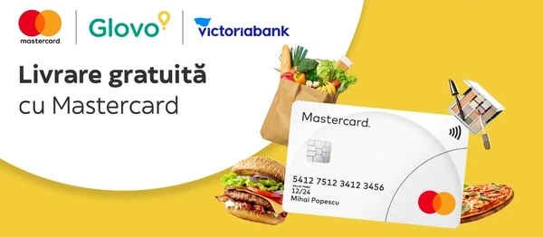 Glovo – livrare gratuită cu Mastercard