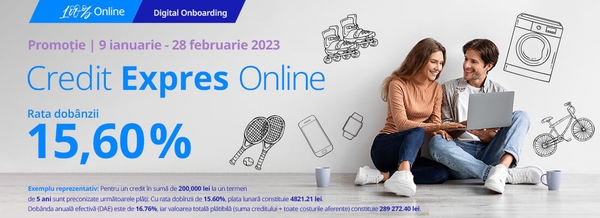 Credit Expres Online creat pentru nevoile tale personale de consum – aici și acum!