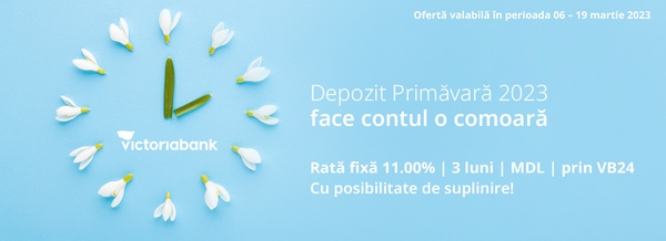 Depozit Primăvara – face contul o comoară!