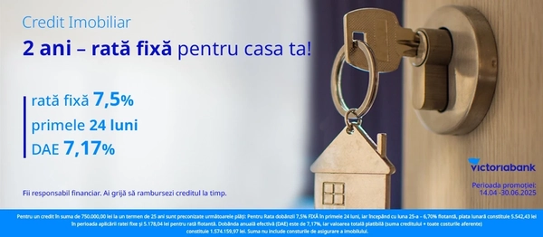 2 ani – rată fixă pentru casa ta!