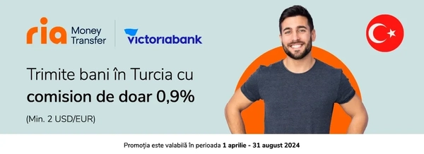 Trimite bani în Turcia la tarife avantajoase prin RIA