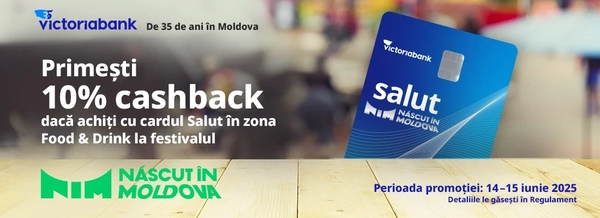 Cu cardul Salut, fiecare gustare de la festival vine cu 10% cashback