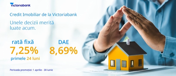 Promoție la Creditul Imobiliar: Dobândă Fixă 7,25% în Primele 24 de Luni