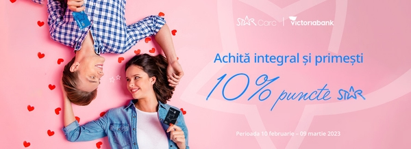 Achită integral și primești puncte STAR