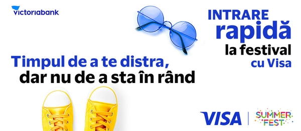 Ascultă muzică împreună cu Visa la SummerFest 2023