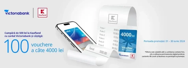 Începe vara ALTFEL cu promoția de la Victoriabank și Kaufland