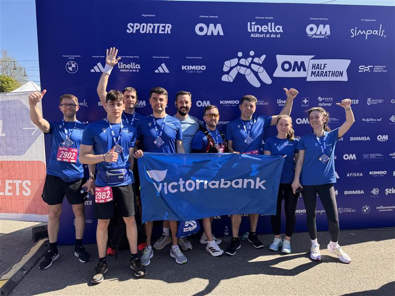 Echipa Victoriabank&nbsp; la OM Half Marathon 2026
